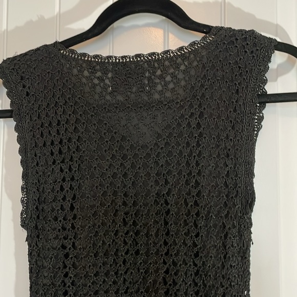 Crochet Black Dress - Picture 4 of 4